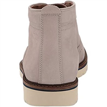 Clarks Bayhill Botines De Caña Media Para Hombre Stone Nubuck