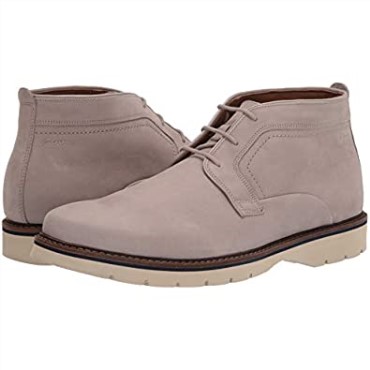 Clarks Bayhill Botines De Caña Media Para Hombre Stone Nubuck