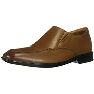 Clarks Bensley Step Loafer Para Hombre De Cuero Marrón Oscuro
