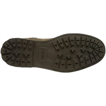 Botines Clarks Bowzer Cap Para Hombre Oliva Ante