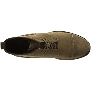 Botines Clarks Bowzer Cap Para Hombre Oliva Ante
