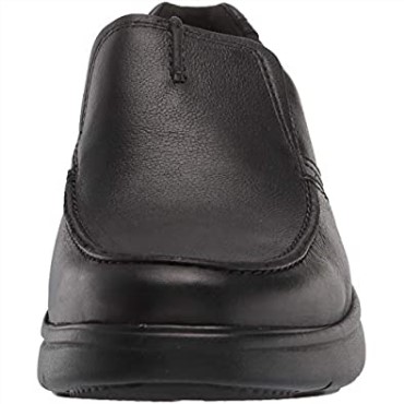 Clarks Bradley Free Loafer Para Hombre, Color Negro, Piel Abatanada