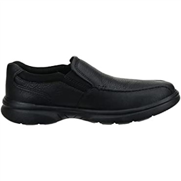 Mocasines Clarks Bradley Step Para Hombre, Piel Torcida Negra