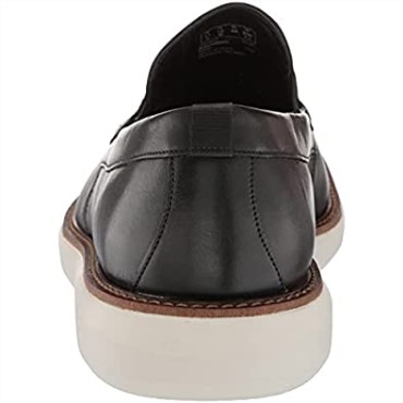 Mocasines Clarks Brantstep Hombre Cuero Negro