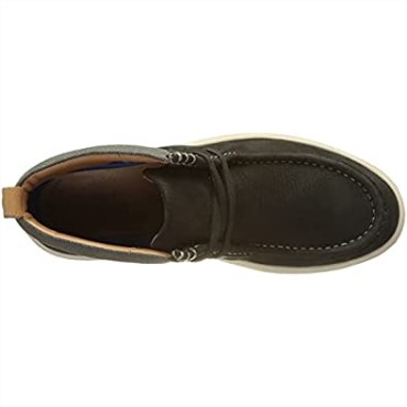 Clarks Cambro Mid - Zapatillas De Deporte Para Hombre, Color Negro Y Nubuck