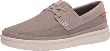 Clarks Cantal Step Mocasín De Lona De Piedra Para Hombre