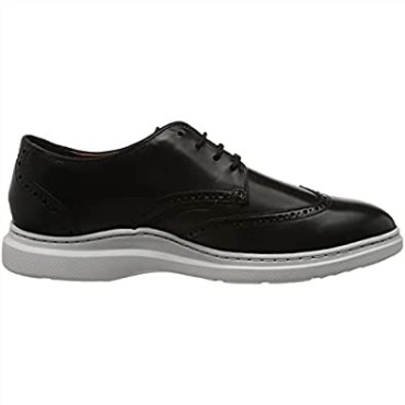 Zapatillas Clarks Dennet Wing Para Hombre Cuero Negro
