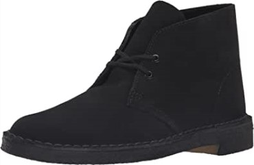Botas Clarks Desert Chukka Para Hombre Ante Negro