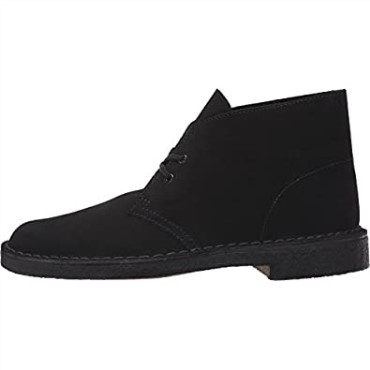 Botas Clarks Desert Chukka Para Hombre Ante Negro