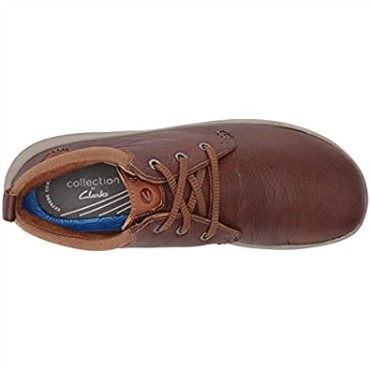 Botas Clarks Driftway Mid Chukka Para Hombre, Cuero Marrón Oscuro