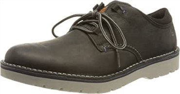 Clarks Hombre Eastford Low Oxford Cuero Negro