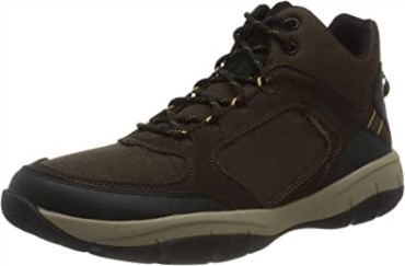Clarks Hombre Ervmid Calf Boot Marron
