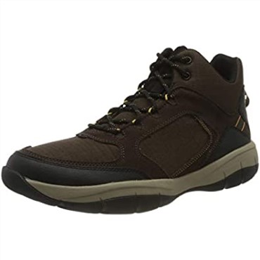 Clarks Hombre Ervmid Calf Boot Marron