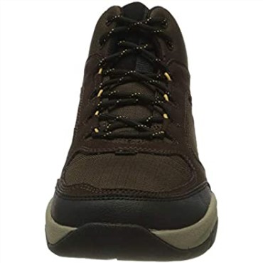 Clarks Hombre Ervmid Calf Boot Marron
