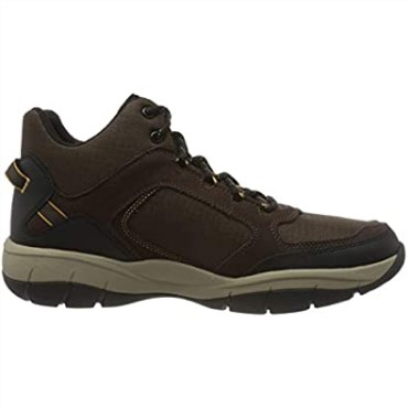 Clarks Hombre Ervmid Calf Boot Marron