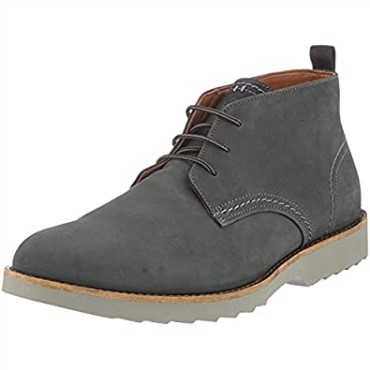 Botines Clarks Fallhill Mid Para Hombre Gris Nubuck
