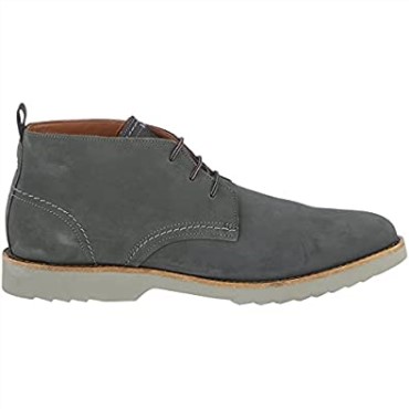 Botines Clarks Fallhill Mid Para Hombre Gris Nubuck