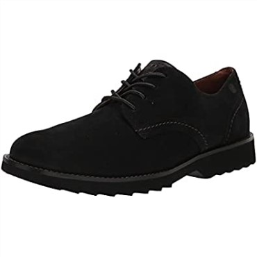 Clarks Hombre Fallhill Plaoxford Negro Nubuck