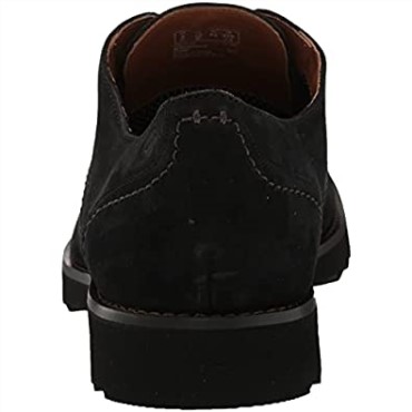 Clarks Hombre Fallhill Plaoxford Negro Nubuck