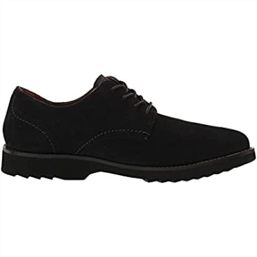 Clarks Hombre Fallhill Plaoxford Negro Nubuck