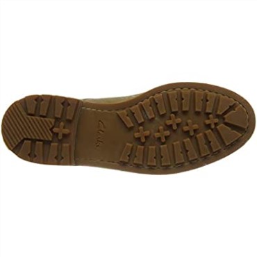Clarks Hombres Foxwell Hall Derbys Beige Arena Oscura Gamuza Arena Oscura Gamuza