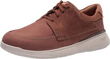 Zapatillas Clarks Gaskill Low Para Hombre Dark Tan Combi