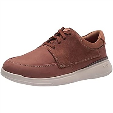 Zapatillas Clarks Gaskill Low Para Hombre Dark Tan Combi