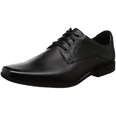 Derby De Encaje Glement De Hombre Clarks Negro