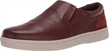 Clarks Kitna Free Zapatillas De Deporte Para Hombre Caoba Ny Cuero