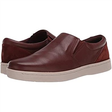Clarks Kitna Free Zapatillas De Deporte Para Hombre Caoba Ny Cuero