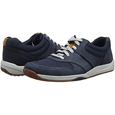 Zapatillas Clarks Langton Race Hombre Nubuck Azul Marino