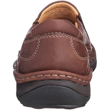 Clarks Nature Easy Loafer Para Hombre Caoba Ny Cuero