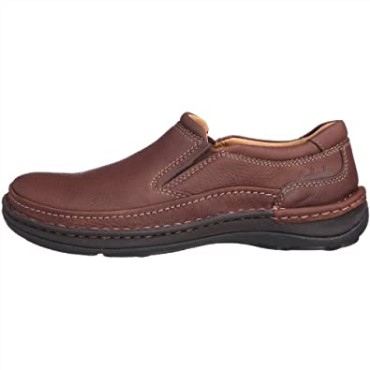 Clarks Nature Easy Loafer Para Hombre Caoba Ny Cuero