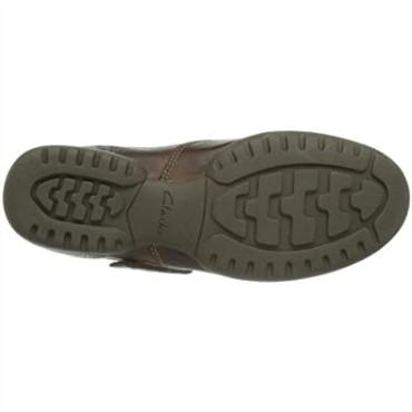 Sandalias Clarks Recline Open Para Hombre Marrón Caoba Ny Cuero