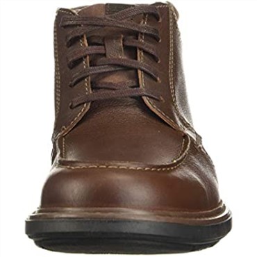 Clarks Hombre Rendell Rise Tobillo Bota Caoba Ny Cuero