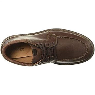Clarks Hombre Rendell Rise Tobillo Bota Caoba Ny Cuero