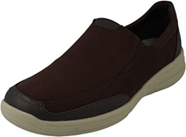 Mocasines Hombre Clarks Steptrolledge Marron