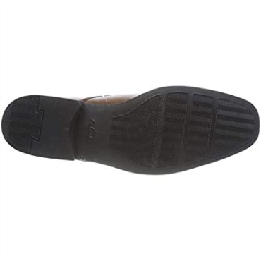 Clarks Tilden Walk Oxford Flat Brown Dark Tan Lea Para Hombre