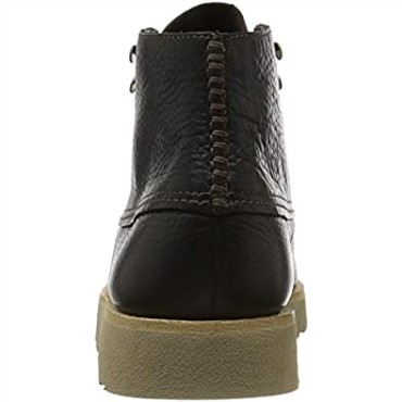Botas De Motociclista Clarks Trace Quest Para Hombre Marron Marron Oscuro Lea Marron Oscuro Lea