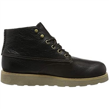 Botas De Motociclista Clarks Trace Quest Para Hombre Marron Marron Oscuro Lea Marron Oscuro Lea