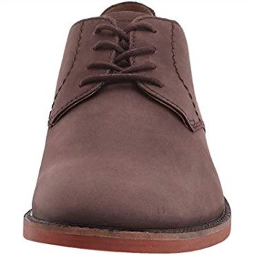 Sandalias Clarks Trisand Cross Open Toe Para Hombre Nubuck Marrón Oscuro