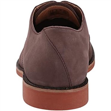 Sandalias Clarks Trisand Cross Open Toe Para Hombre Nubuck Marrón Oscuro
