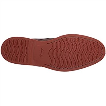 Sandalias Clarks Trisand Cross Open Toe Para Hombre Nubuck Marrón Oscuro