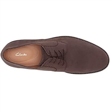 Sandalias Clarks Trisand Cross Open Toe Para Hombre Nubuck Marrón Oscuro