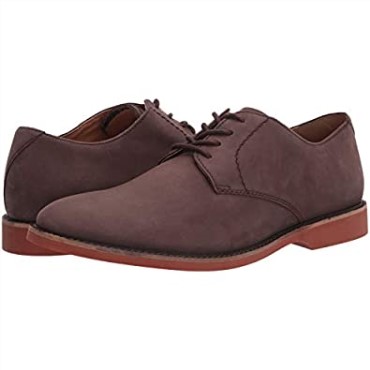 Sandalias Clarks Trisand Cross Open Toe Para Hombre Nubuck Marrón Oscuro