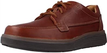 Clarks Un Abode Ease Derbys - Cuero Marrón Oscuro Para Hombre