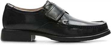 Mocasines Clarks Hombre Velcro Huckley Roll Cuero Negro