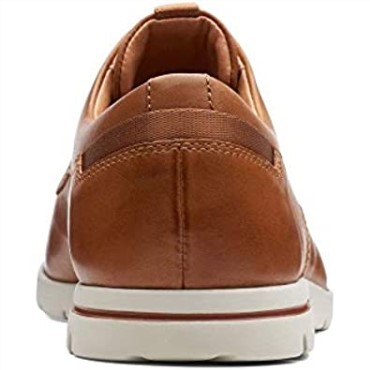 Clarks Vennor Walk Derbys Marrón De Cuero Tostado Para Hombres