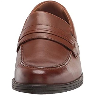 Mocasines Clarks Whiddon Para Hombre De Cuero Tostado Oscuro