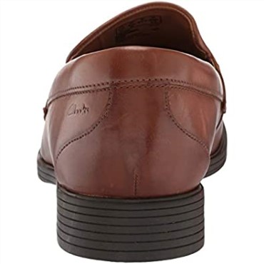 Mocasines Clarks Whiddon Para Hombre De Cuero Tostado Oscuro